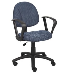 [#B13-6] Blue Task Chair, 23x22x36, fair condition *photo representation*