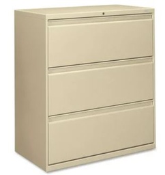[#D8-24] 3-Drawer File Cabinet, 36x18x40