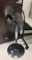 [#H7-33] Standing Fan, Black, 17x17x40