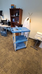 [#C1-111] Metal cart blue