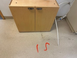 [#D30-15] Wood Cabinet