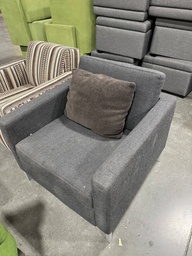 [#B12-910] Gray Cloth Chair