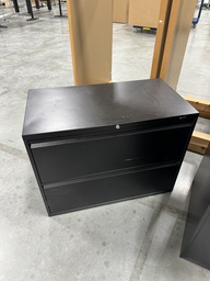 [#D10-970] Black Lateral Cabinet