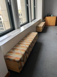 [#B2-11] Bench - orange pattern (71x16x18)