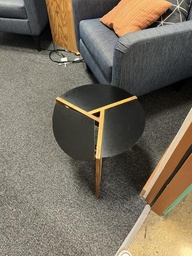 [#C11-113] Side Table - wood/black