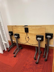 [#C19-172] Training Room Table - wood (66")