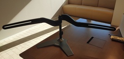 [#H10-6] Black Double Monitor Arms