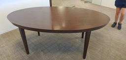 [#C3-20] Oval Brown Table