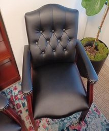 [#B8-109] Guest Black Chair