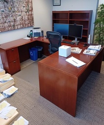[#E7-154] Lh U-Desk 6’ X 9’