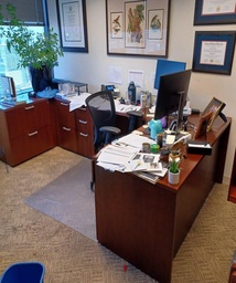 [#E7-163] Lh U-Desk 5’-6” X 10”-6” X 4’-6”