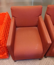 [#B12-195] Burgundy Club Chairs