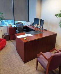 [#E7-273] Lh U-Desk 6’ X 9’