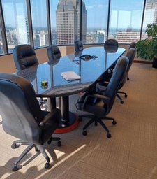[#C6-292] Conference Table Stone 15’-6” X 54”