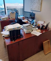 [#E7-298] Lh U-Desk 6’ X 9’