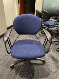 [#B13-24] BLUE TASK CHAIR