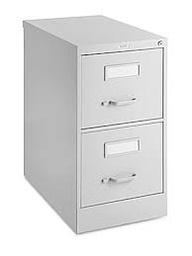 [#D7-LF0007] 2-HIGH VERTICAL FILE, VENEER FRT.  18W 18D