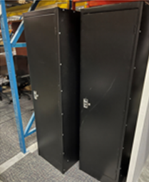 [#D17-MM014] Black Metal Lockers