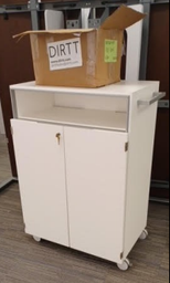 [#D30-11] MOBILE CABINET WHITE