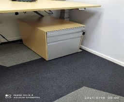 [#D17-16] Wood Storage Pedestal (with lock)