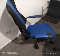 [#B13-26] Blue Task Chair