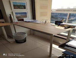 [#C19-41] Rectangular Wood Table 