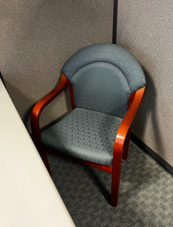 [#B8-56] Light Blue Guest Chair