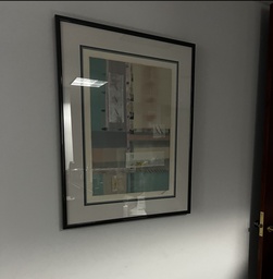 [#J2-13] Artwork in Black Frame