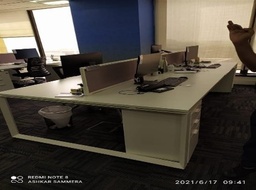 [#C8-78] 2 Seater Rectangular Working Table
