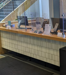 [#A6-1] Plexiglass barrier/divider