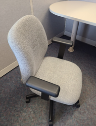 [#B13-6] Chaise de travail - Gris clair