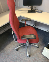 [#B13-10] Task Chair - Red