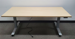 [#E10-14] 72" Knoll Ash Electric Caster - height adjustable desk