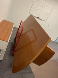 [#C8-28] Boat Shaped Meeting Table (8'x42")