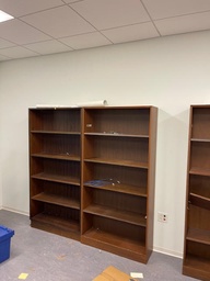 [#D4-31] Wood Bookcase with 5 Shelves