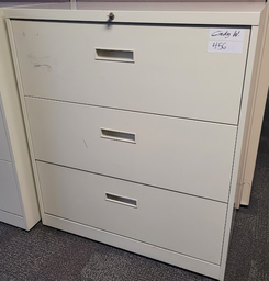 [#D8-2] 3-Drawer File Cabinet, 36  x  18  x  42"