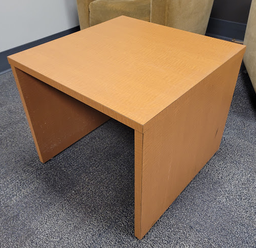 [#C3-8] Small Wood Table, 24 x 24 x 21"