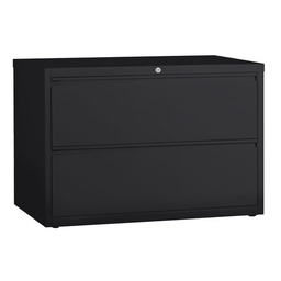 [#D6-25] Black 2 Drawer Lateral Filing Cabinet (item represented by image)