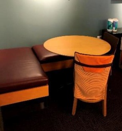 [#B11-72] Leather Ottoman