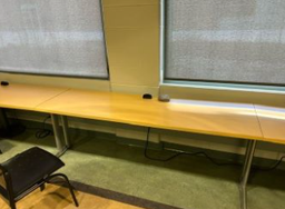 [#C19] Light Oak Rectangle table