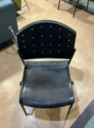 [#B4] Black Stacking chair