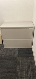 [#D6-27] Metal 2-High Lateral Filing Cabinet