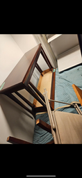 [#C11-104] Cherry Wood End Table