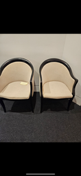 [#B12-111] Cream Lounge Chair