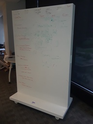 [#F8-43] Whiteboard on Wheels