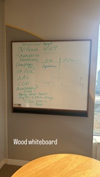 [#F4-13] Wood Whiteboard