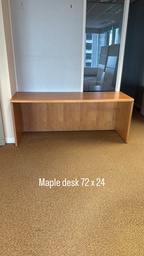 [#E1-25] Maple Desk 72x24