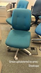 [#B13-18] Green Upholstered Task