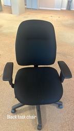 [#B13-32] Black Task Chair