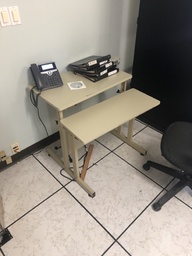 [#E3-148] Desk 1Ped Drawer